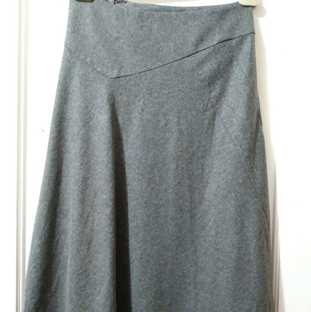 Kenneth Cole Gray A-line Skirt